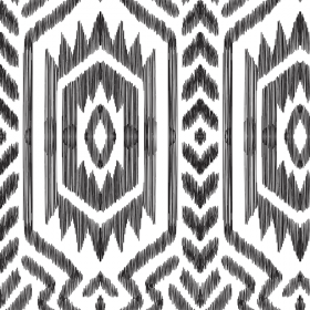 Black-White, aztec ethnic patterns, Digital Scrapbook Paper By Floraaplus